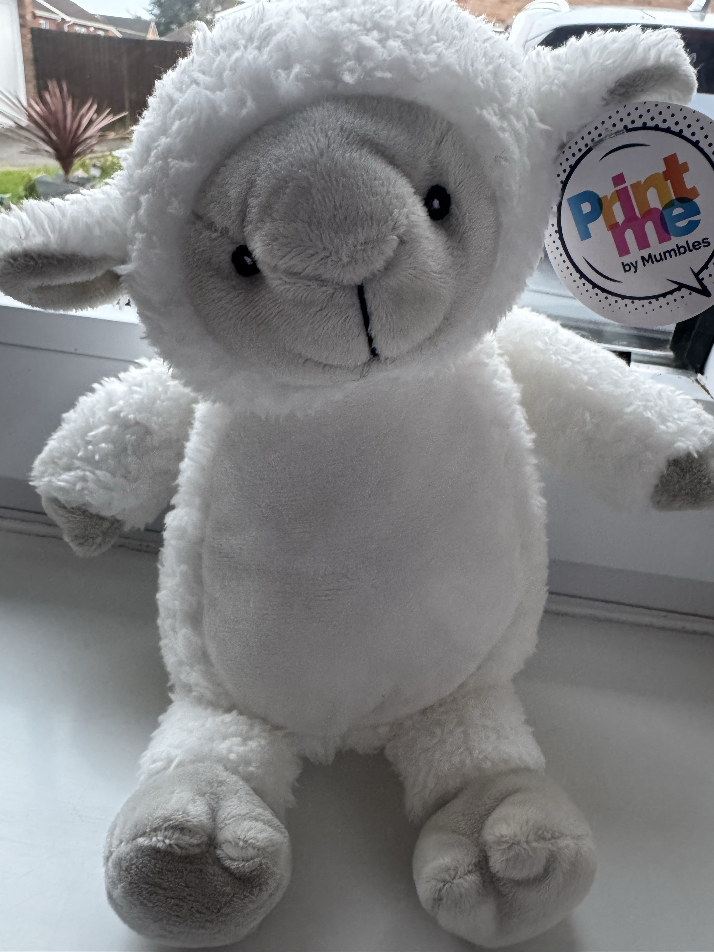 Lamb Teddy - ready to be personalised and to find a home